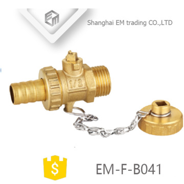 EM-F-B041 1/2" Brass radiator valve manifold with lock